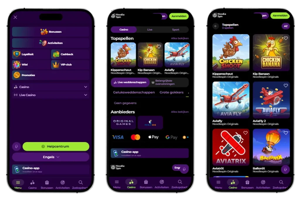 Noodlespin casino mobiel